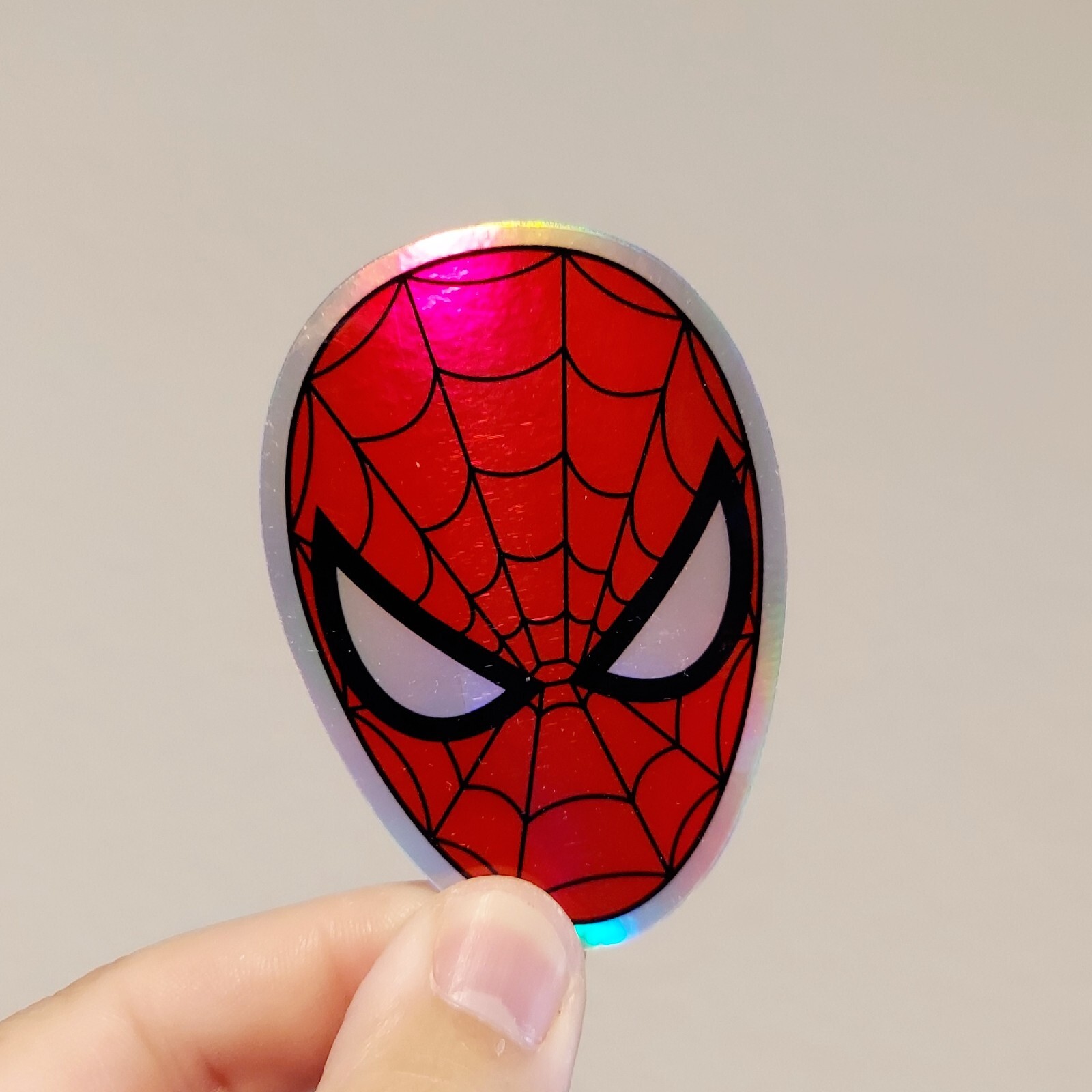 Spider-Man Holographic Reflective Sticker Decal | Marvel Comics Spiderverse 🕷️