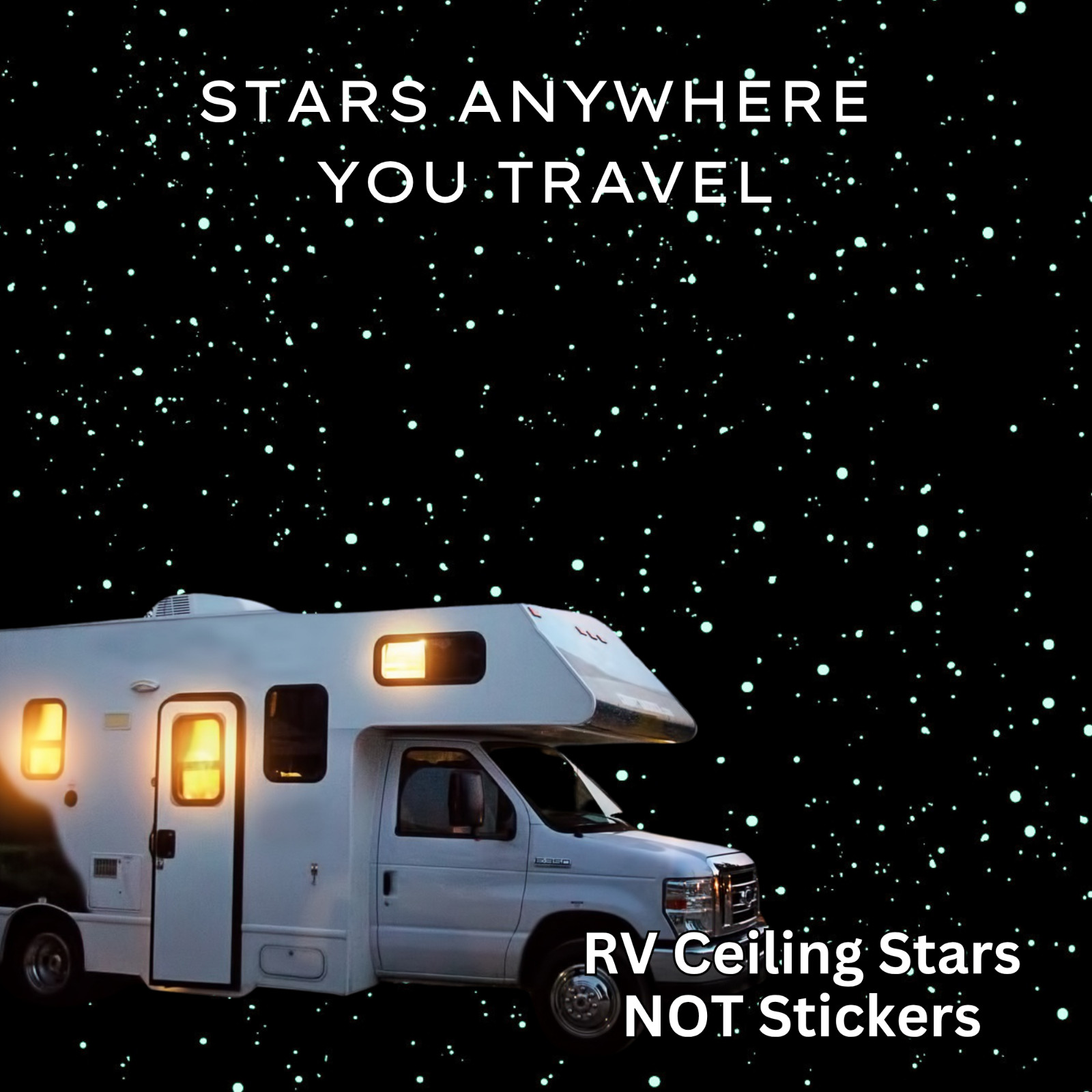 Glow in the Dark Star Kit – 5000+ DIY Realistic Ceiling Stars, NOT Stickers!