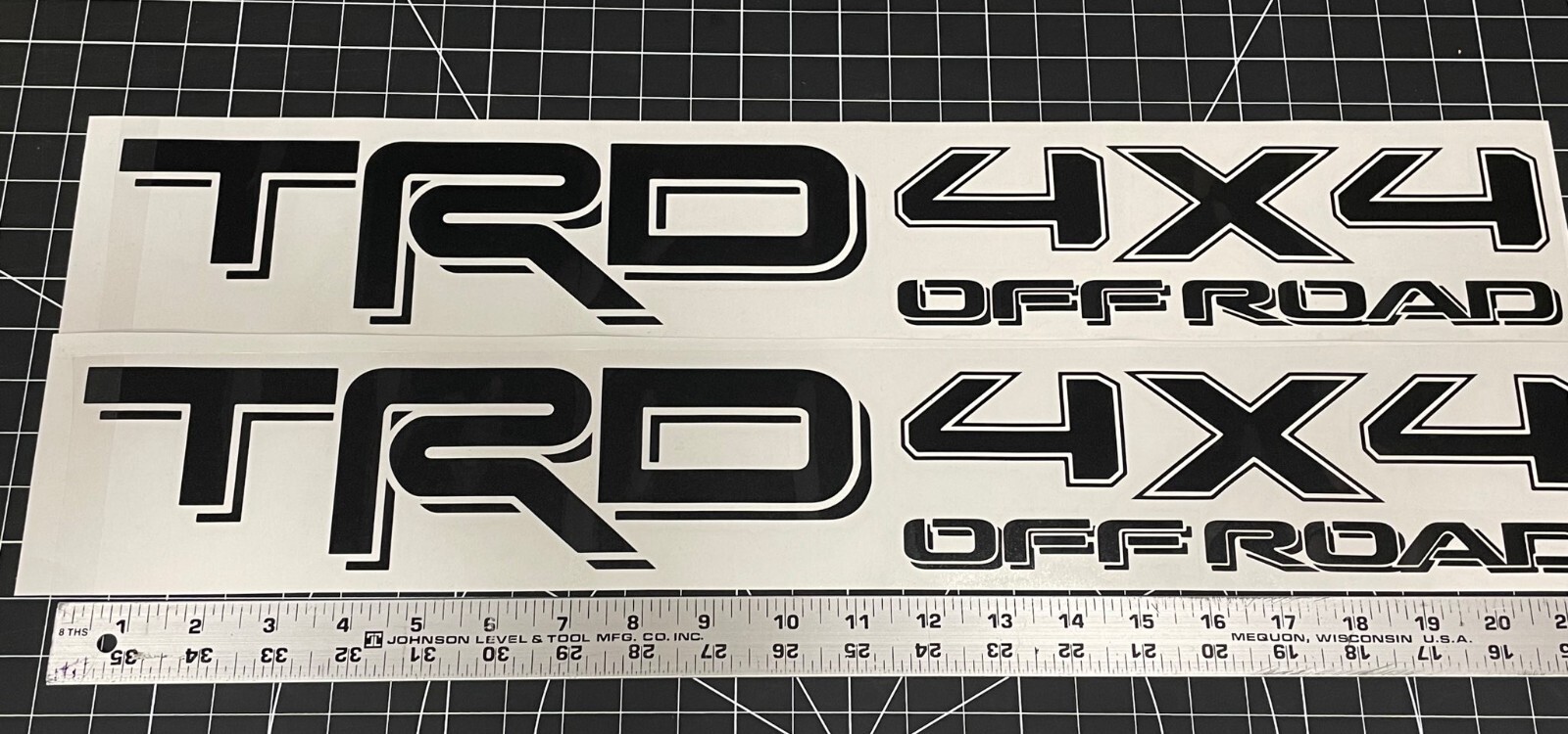 2x TRD 4×4 Off Road for Toyota Tacoma Tundra Bedside Vinyl Decal CUSTOM COLOR