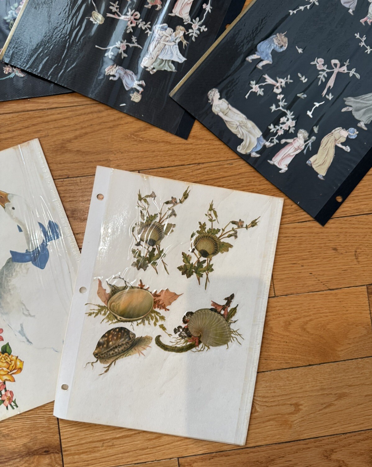 Decoupage Cutouts Vintage Floral Birds Animals People Vintage