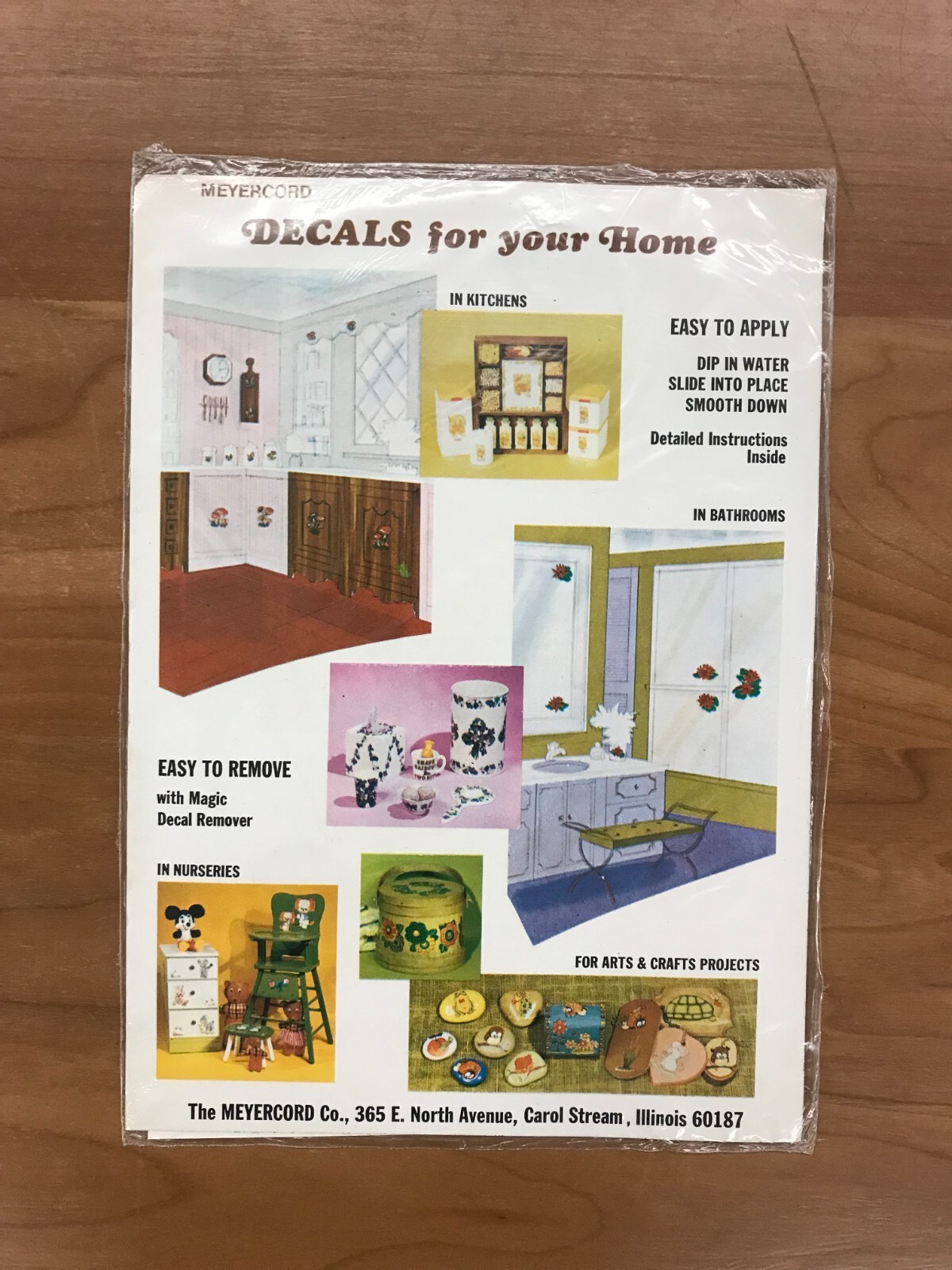1977 The Meyercord Co. Decals for your Home – New