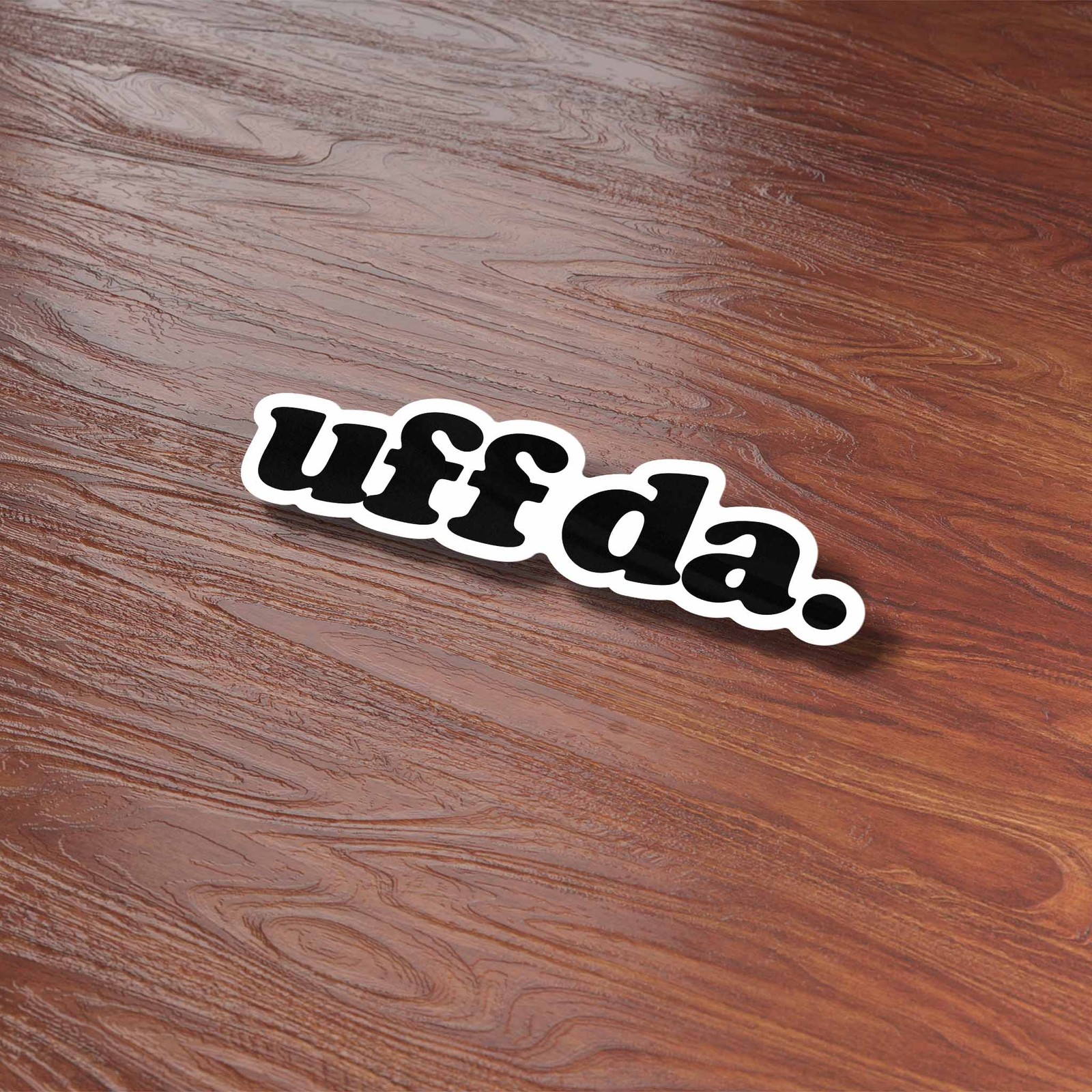 Uff Da Sticker – Funny Midwest Decal