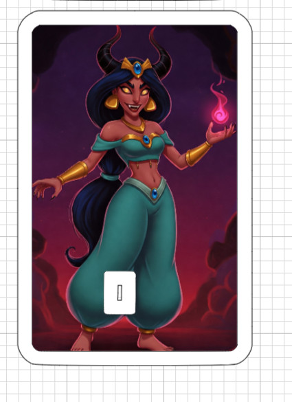 Disney Demon ATM DEBIT CREDIT CARD Skin Sticker Princess Halloween Cinderella