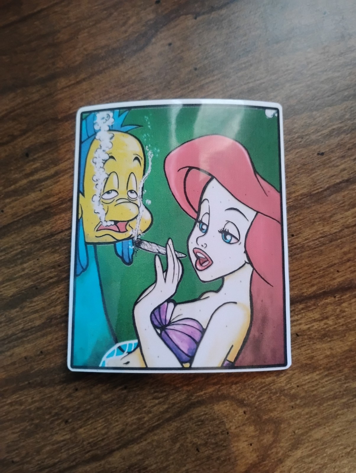 Under The Sea Little Mermaid Stoner 420 Smoking Funny Humor Vinyl Decal…