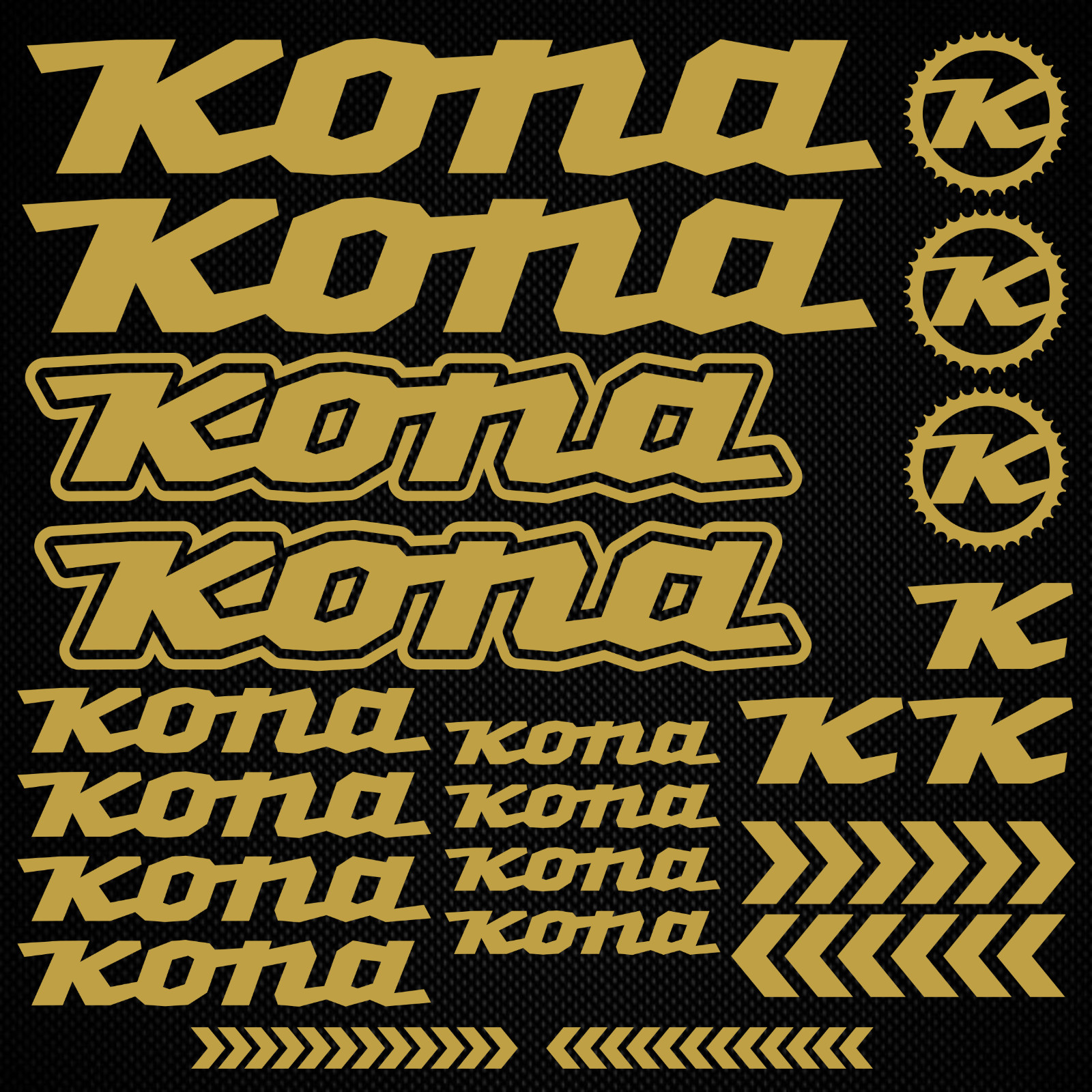 Kona bike decals frame stickers mountain fork bmx mtb adhesive vinyl ORACAL