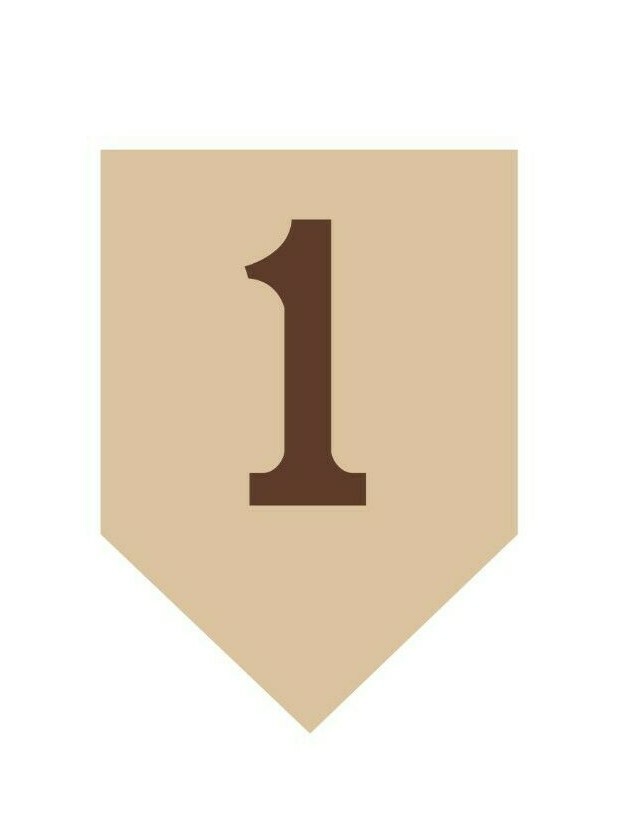 1st Infantry Division Desert Camo Vinyl Decal/Sticker U.S. Army