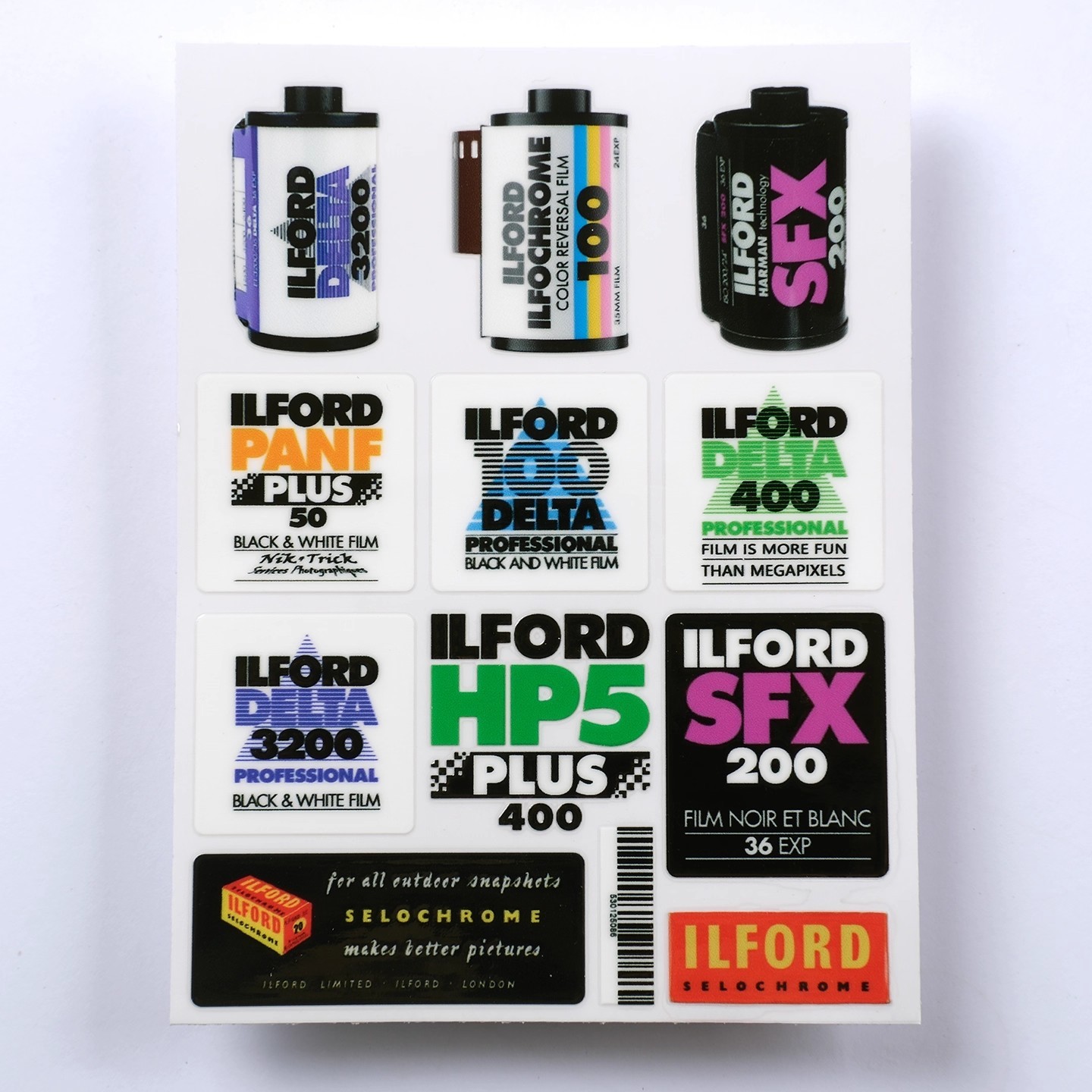DIY Logo Decal badge For ILFORD Film photography Camera Camcorder