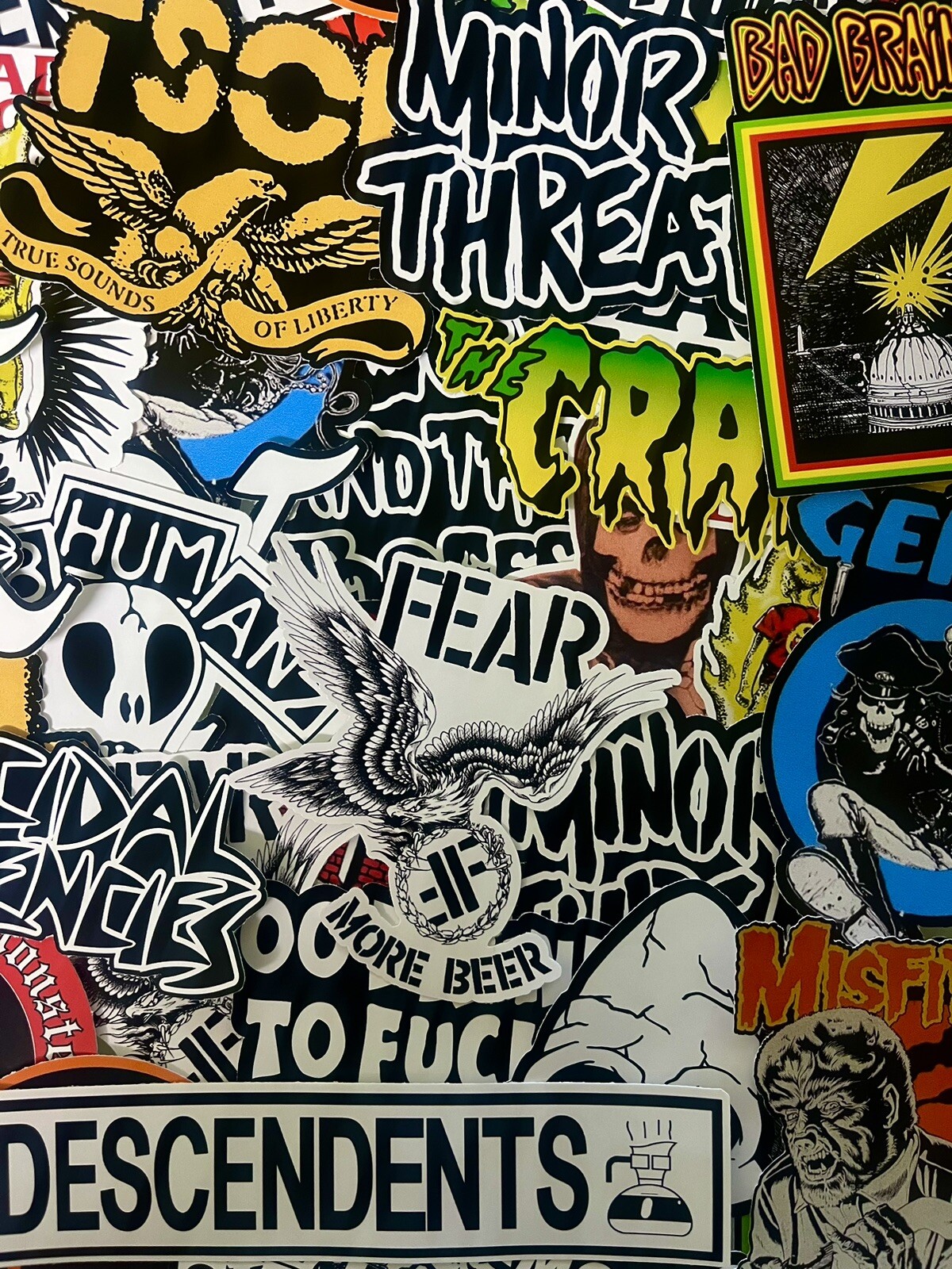 Punk Rock Sticker Lot – Ramones Rancid Dead Kennedy’s Fear