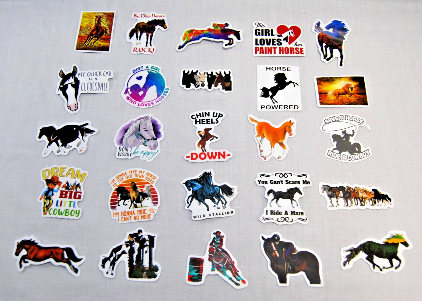 Horse Stickers for Laptop, Water Bottles Plus for Kids to Adults 200Pcs T2694