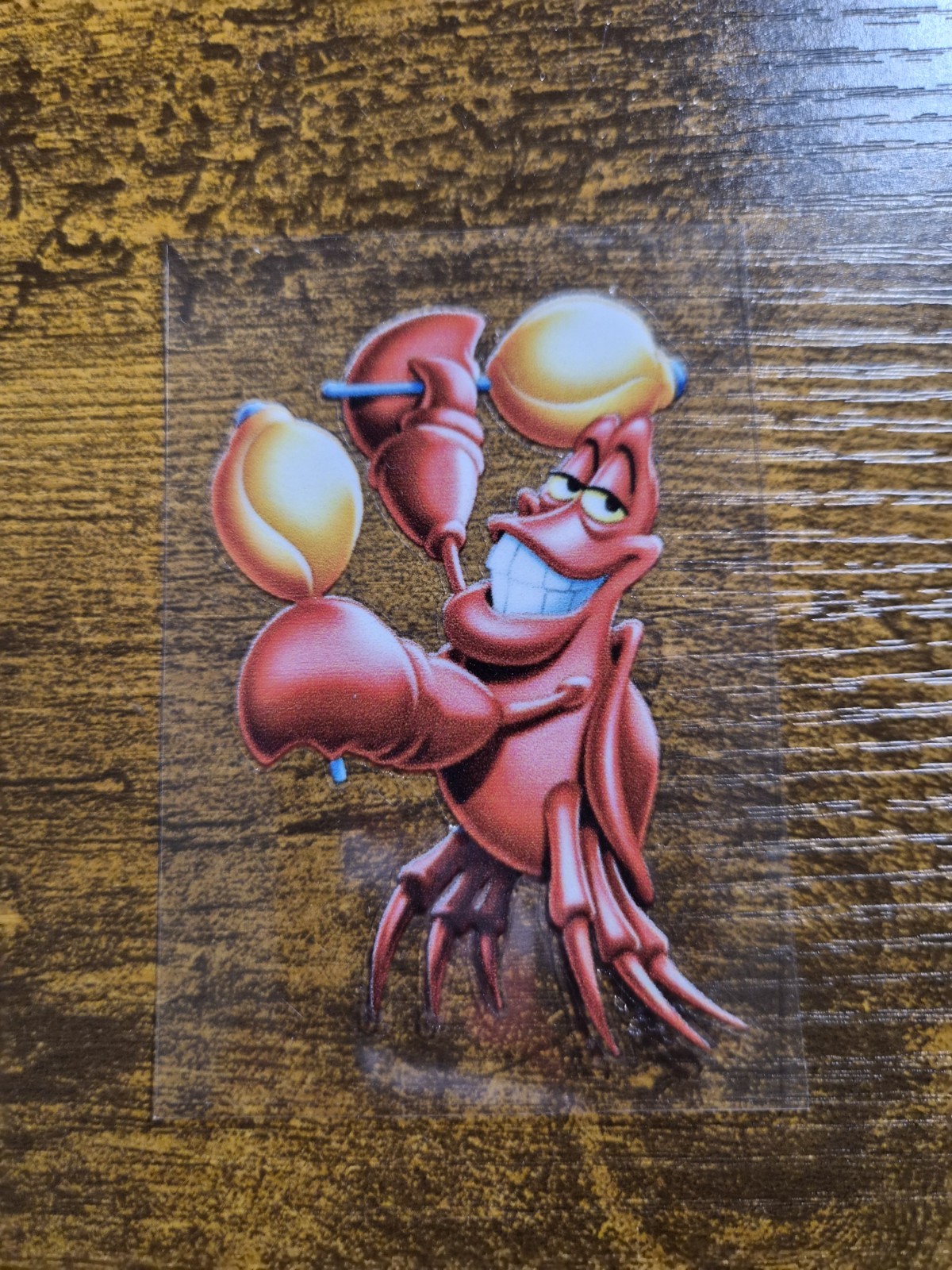 THE LITTLE MERMAID SEBASTIAN High Quality UVDTF Decal Sticker waterproof USA