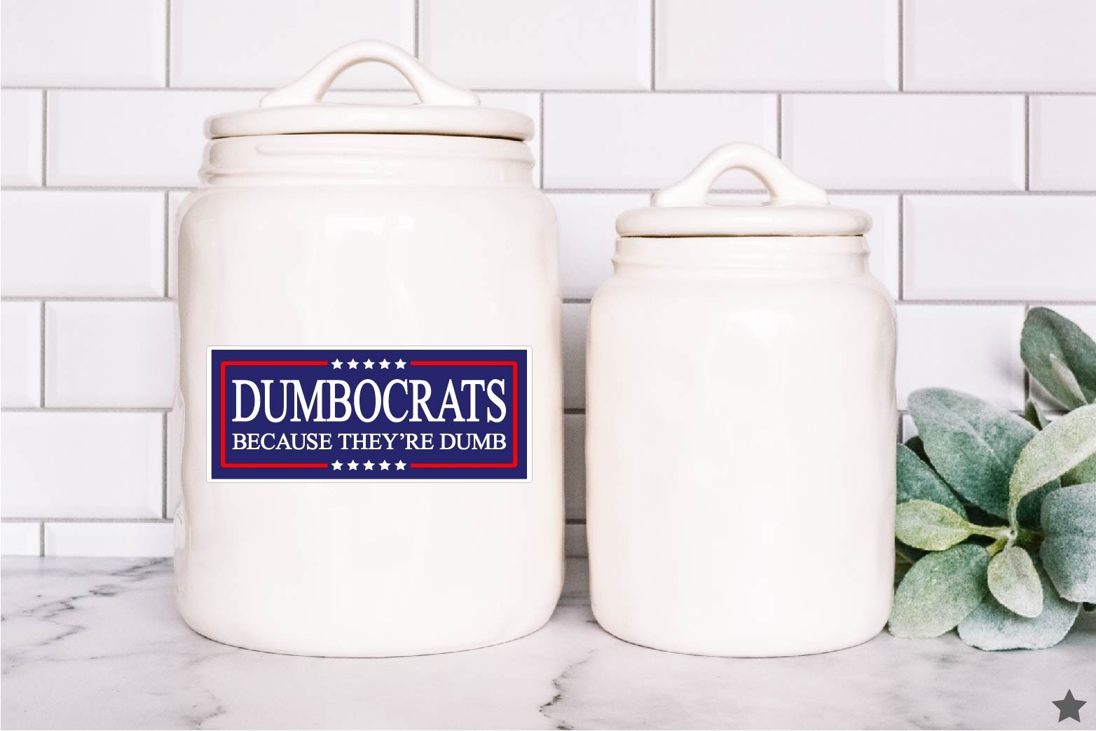 Dumbocrats Decal Sticker President Trump Nickname Liberals MAGA Funny Political