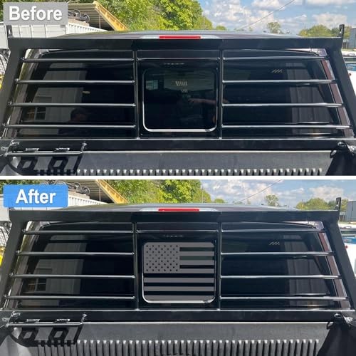 2PCS Rear Middle Window Decal for Ford F150 F250 F350 2015-2026 Back Centre