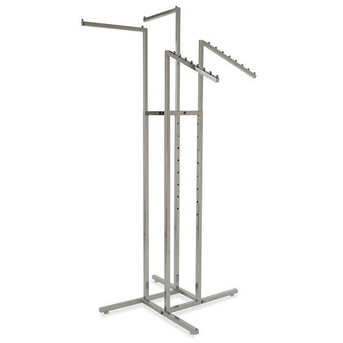 Econoco K12 4-Way with 2 Straight and 2 Slant Arms – Square Tubing