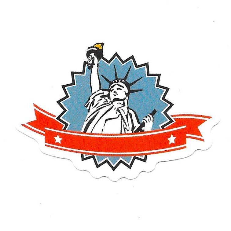 Statue of Liberty Vinyl Sticker New York City Emblem Decal NYC Souvenir Art