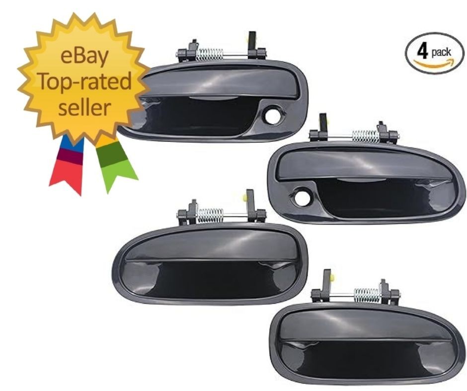 Exterior Door Handle Front Rear Left Right 4PCS for 1996-2000 Honda Civi