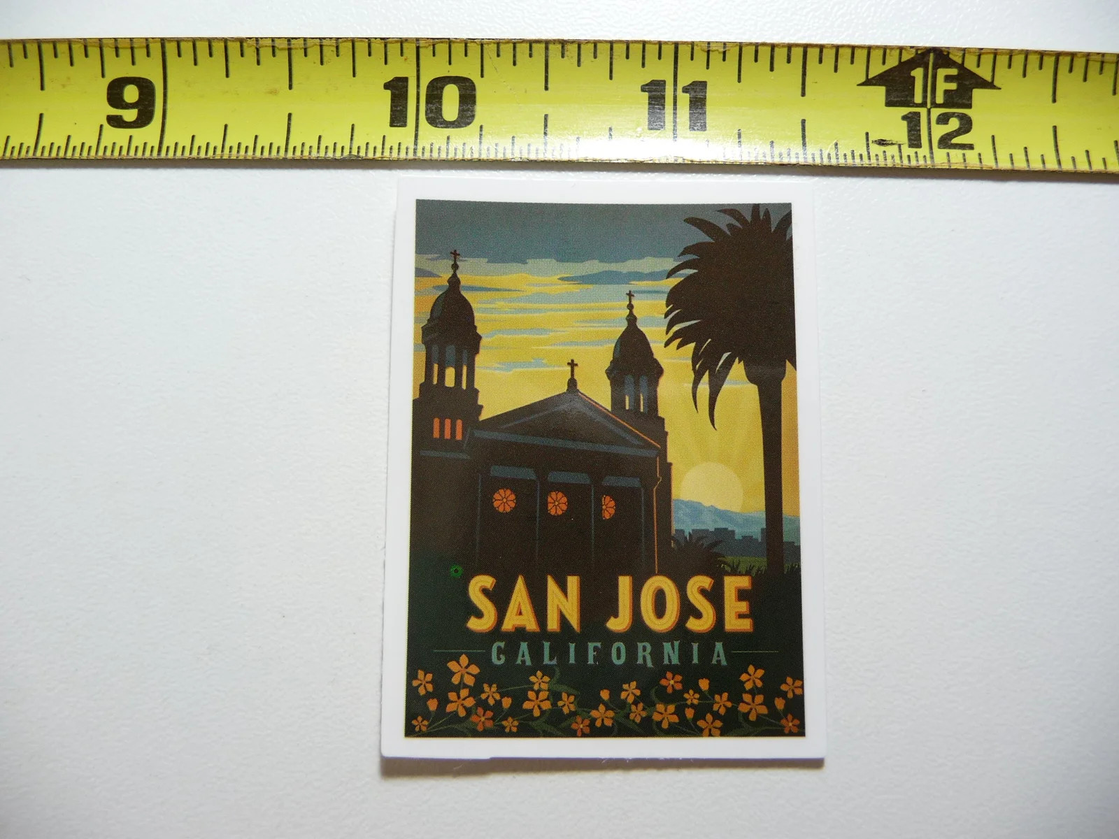 CALIFORNIA SAN JOSE MISSION SMALL STICKER DECAL PRIDE STATE FUNNY