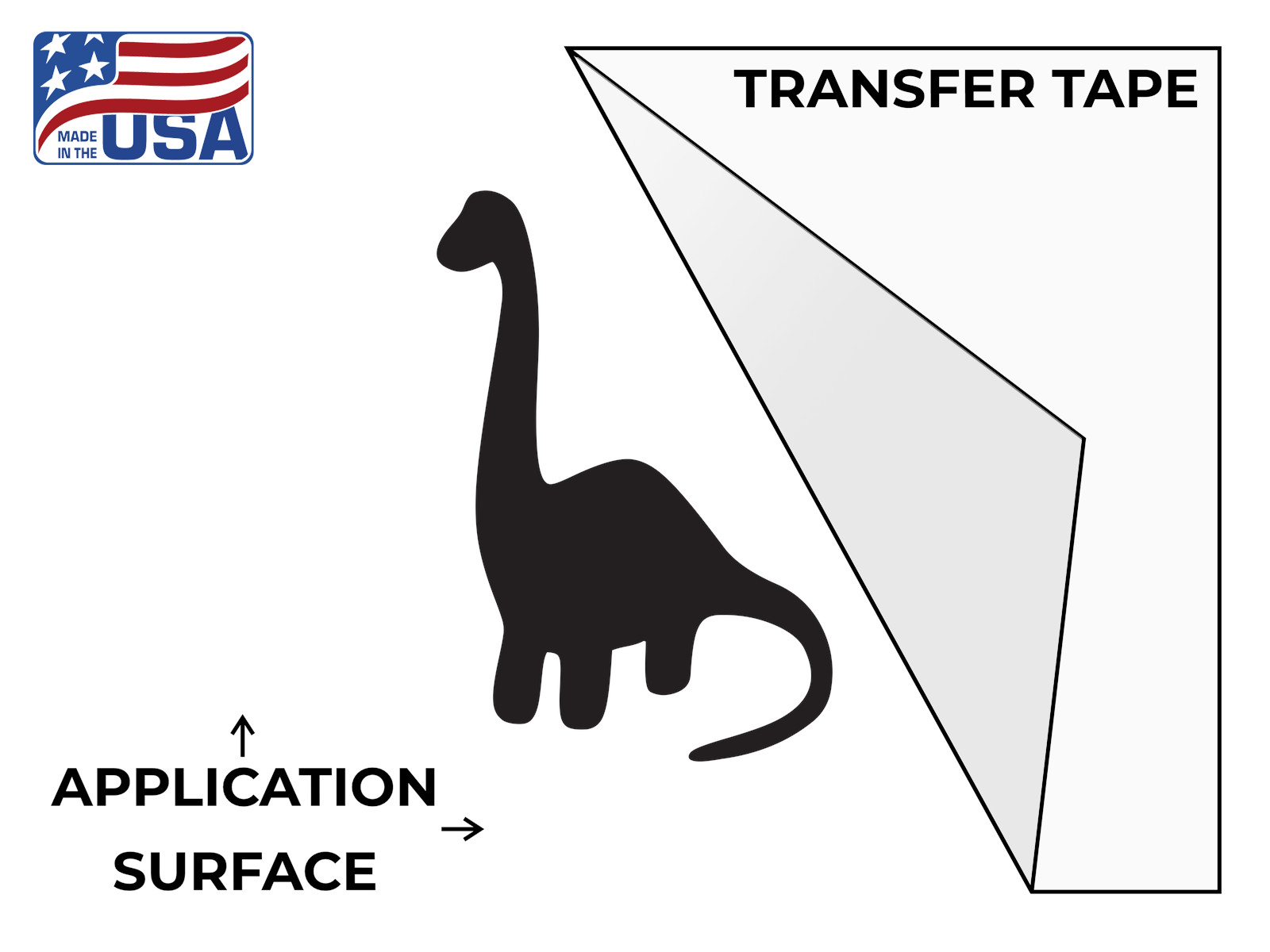 Dinosaur Cute Brontosaurus Diplodocus Silhouette Vinyl Decal Sticker