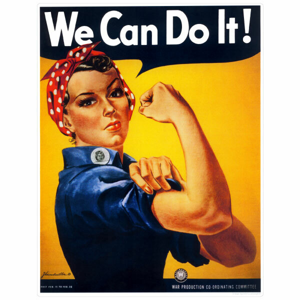 Rosie The Riveter We Can Do It! Wall Decal