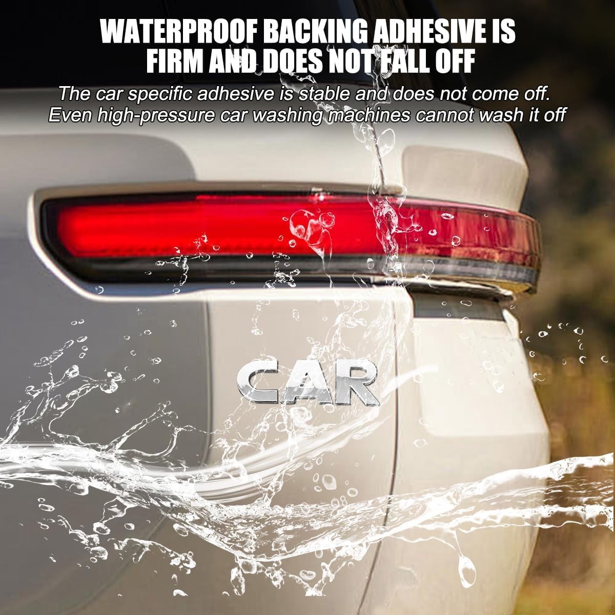 80PCS Car Emblem Letters Stickers, 3D Number & Symbol Waterproof Self…
