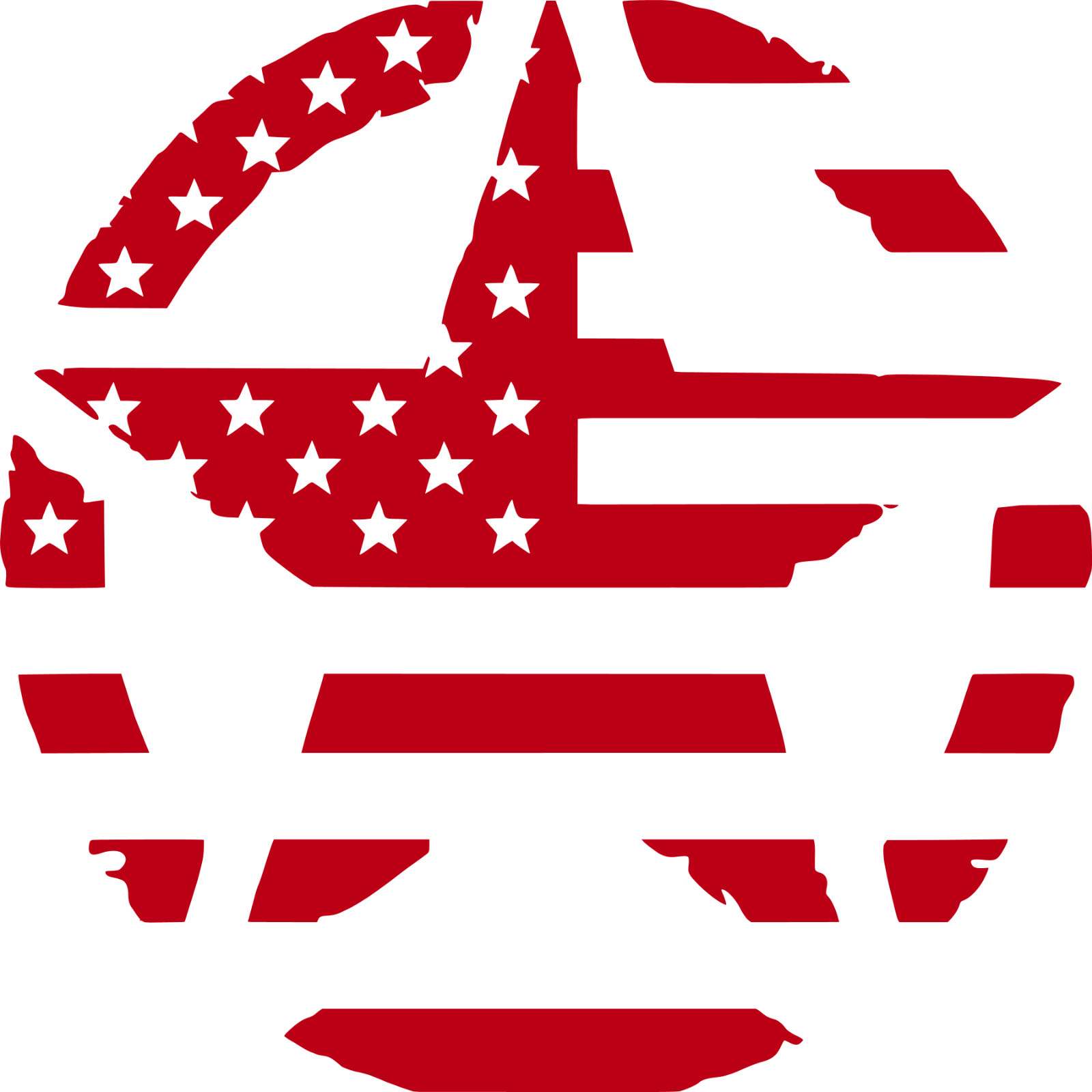 Army Star Decal American Flag Vinyl American Distressed Sticker laptop window