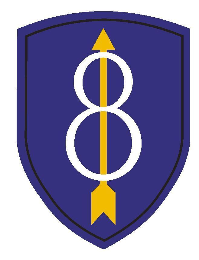 8th Infantry Division Sticker Decal M15