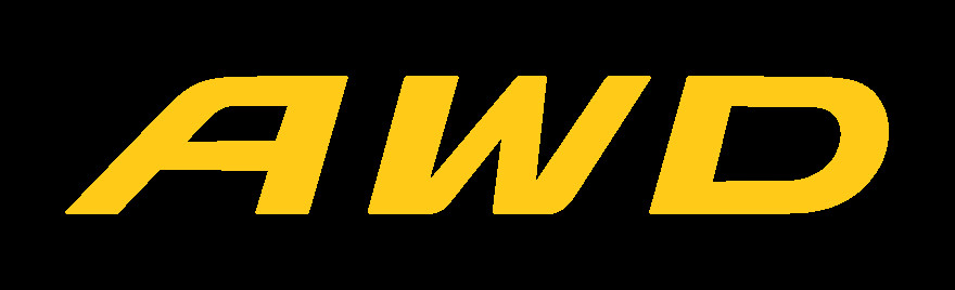 AWD, ALL-WHEEL DRIVE, (2 Stickers) Decal Stickers for Cars, Windows, Laptops
