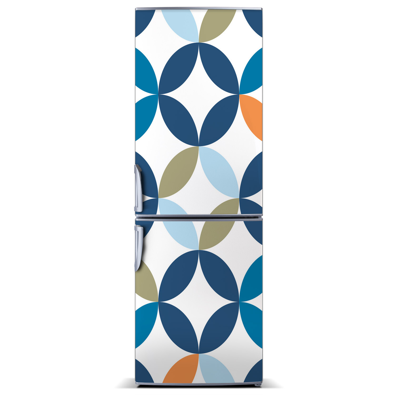 Magnet Sticker Refrigerator removable Peel & Stick Decal Geometric background