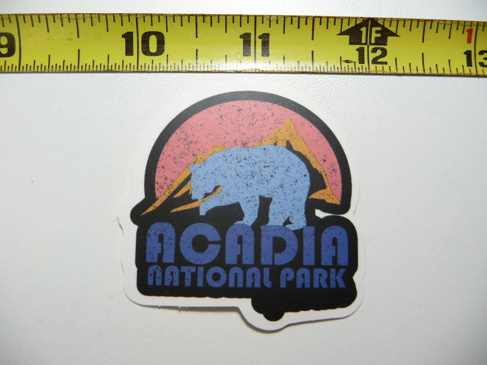 ACADIA NATIONAL PARK SMALL STICKER DECAL HIKING CAMPING WOODS NATURE HIKE