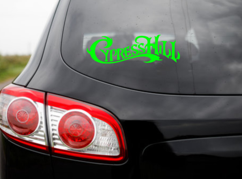 Cypress Hill Car Decal Vinyl Band Logo Glossy Bumper Sticker Hip Hop Rap