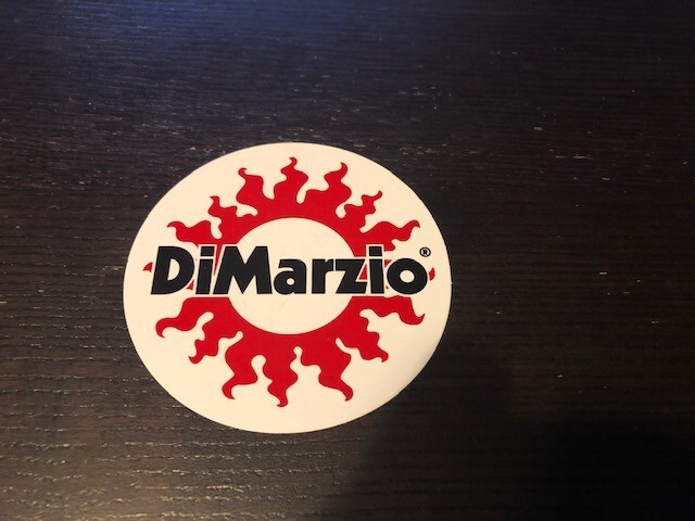 Dimarzio Pickups Sticker 3" Original OEM