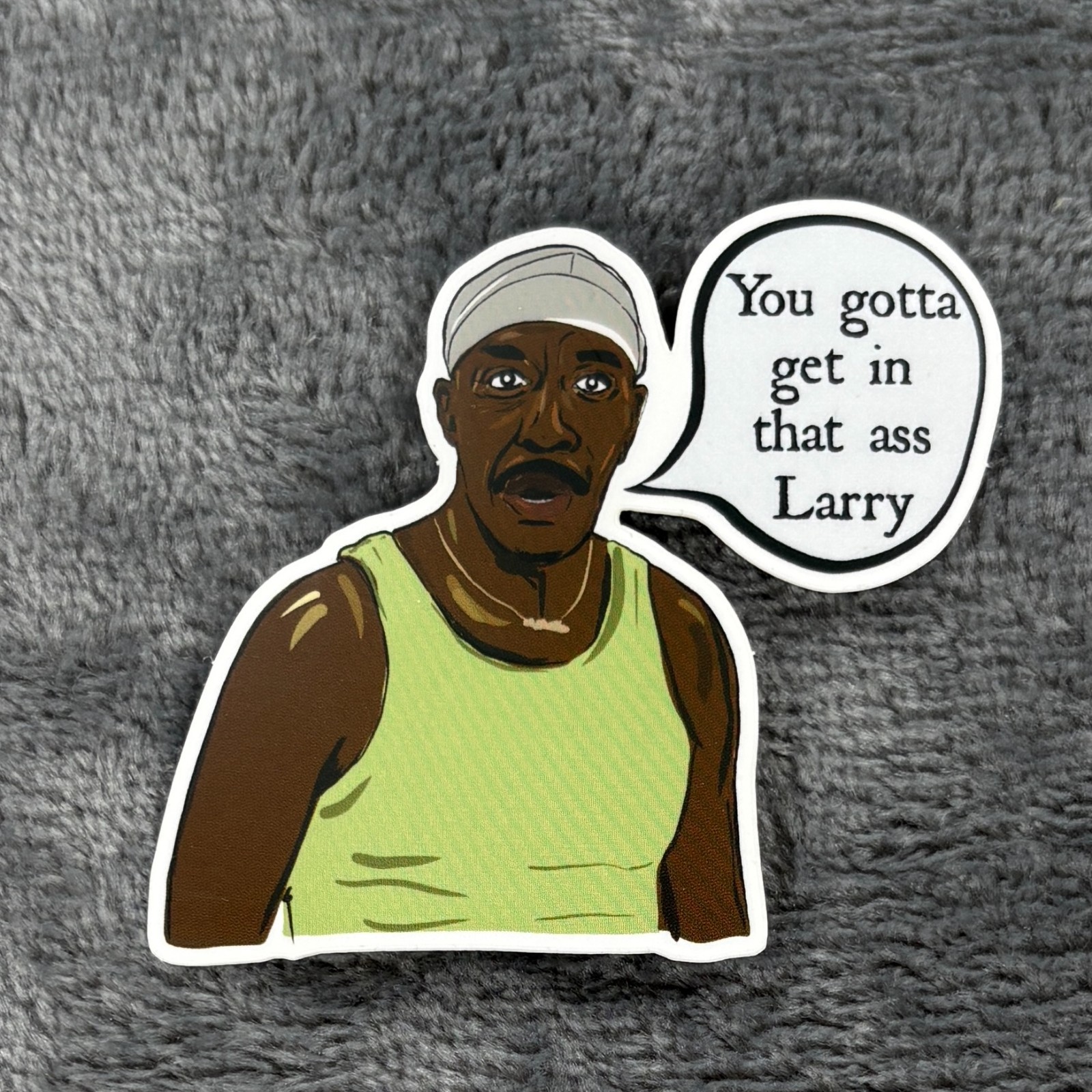 Curb Your Enthusiasm Stickers Larry David Leon Susie HBO TV Comedy Decals Set