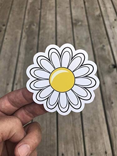 Daisy Flower Sticker Water Bottle Phone Sticker Laptop Sticker