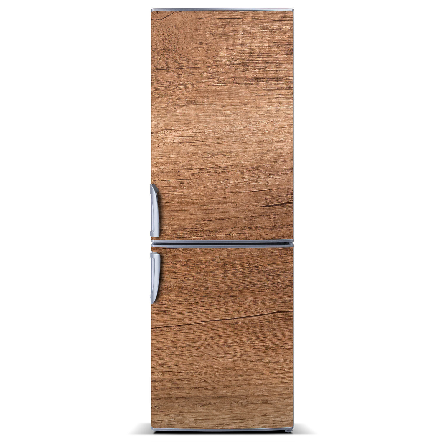 Magnet Sticker Refrigerator removable Peel & Stick Decal Wooden background