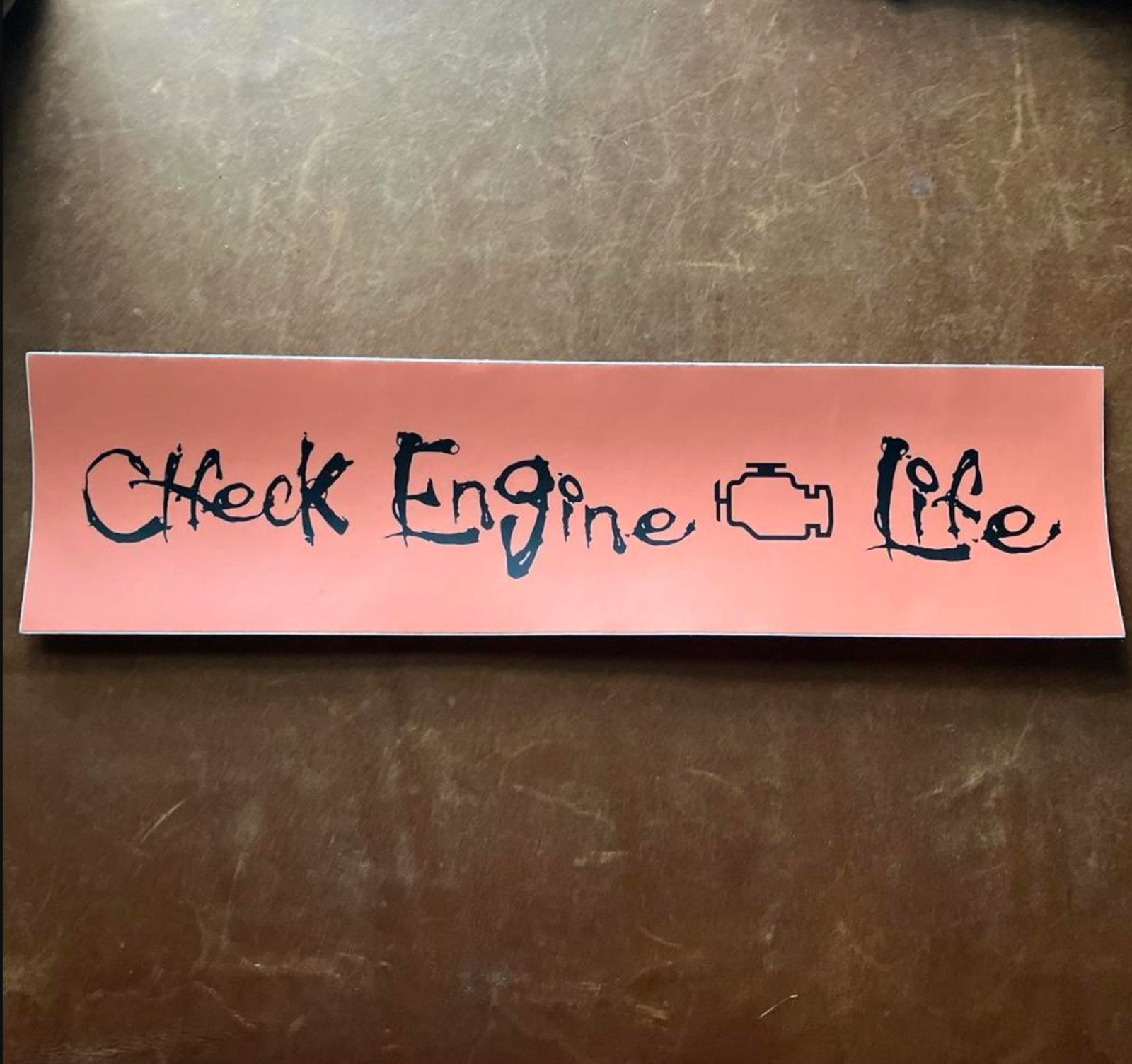 funny Check Engine Life goofy vinyl sticker for cars laptop luggage Salt Life