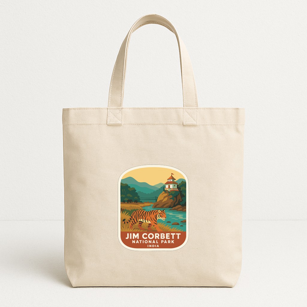 Jim Corbett India Iron On Heat Transfer Vinyl HTV Die-Cut World National Parks