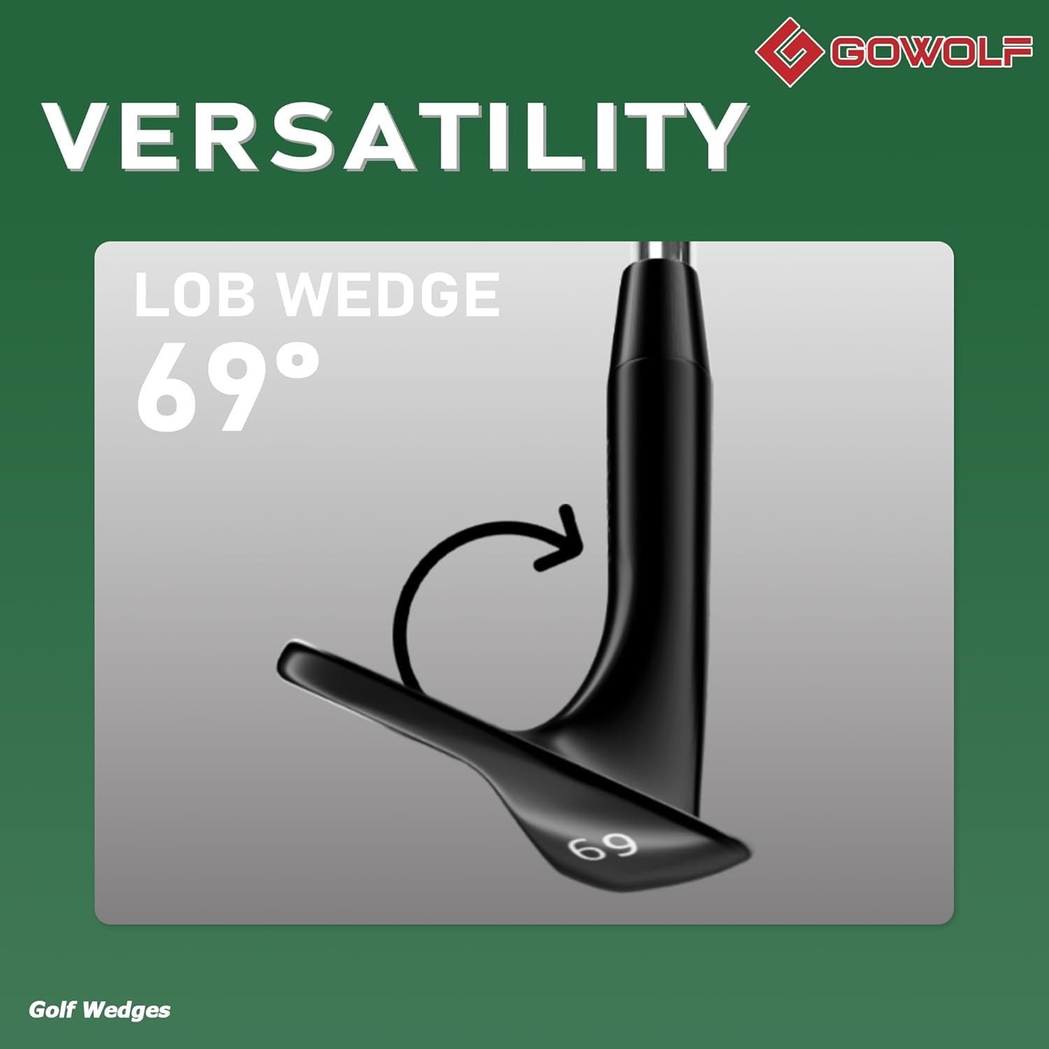 Forged Golf Wedges 69 Degree Single or Sets for Men, Right Hand Premium Full Fac