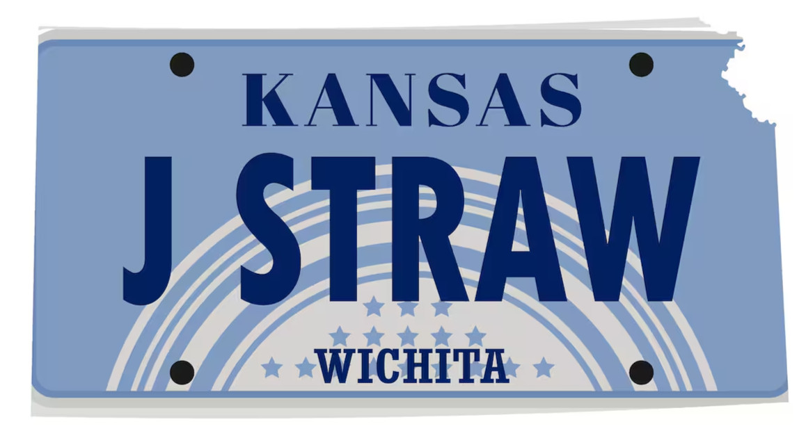 🌹⚡️GRATEFUL DEAD Kansas Jack Straw Sticker *NEW* Measures 3" x 1.5"⚡️🌹