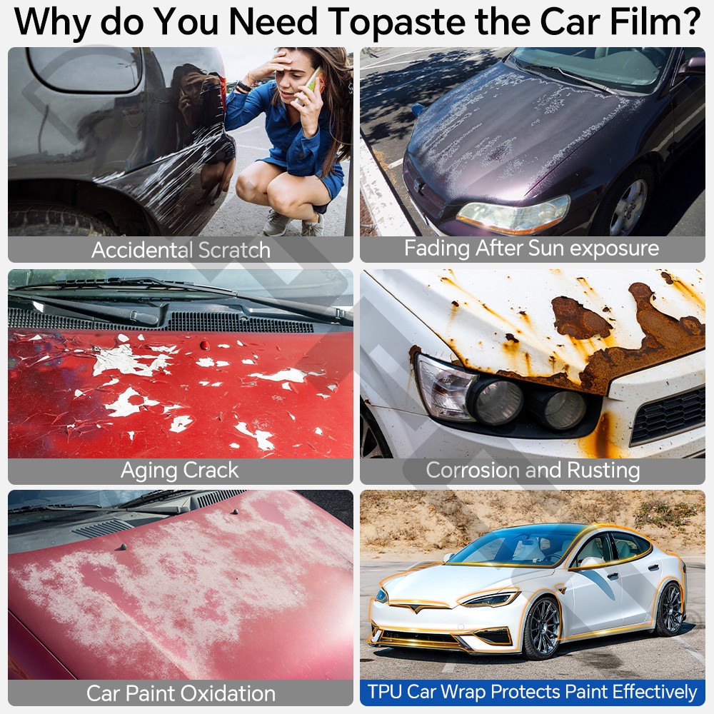 Full Car For Tesla Model S Plaid 2026-UP Precut Paint Protection Film 8.5Mil TPU
