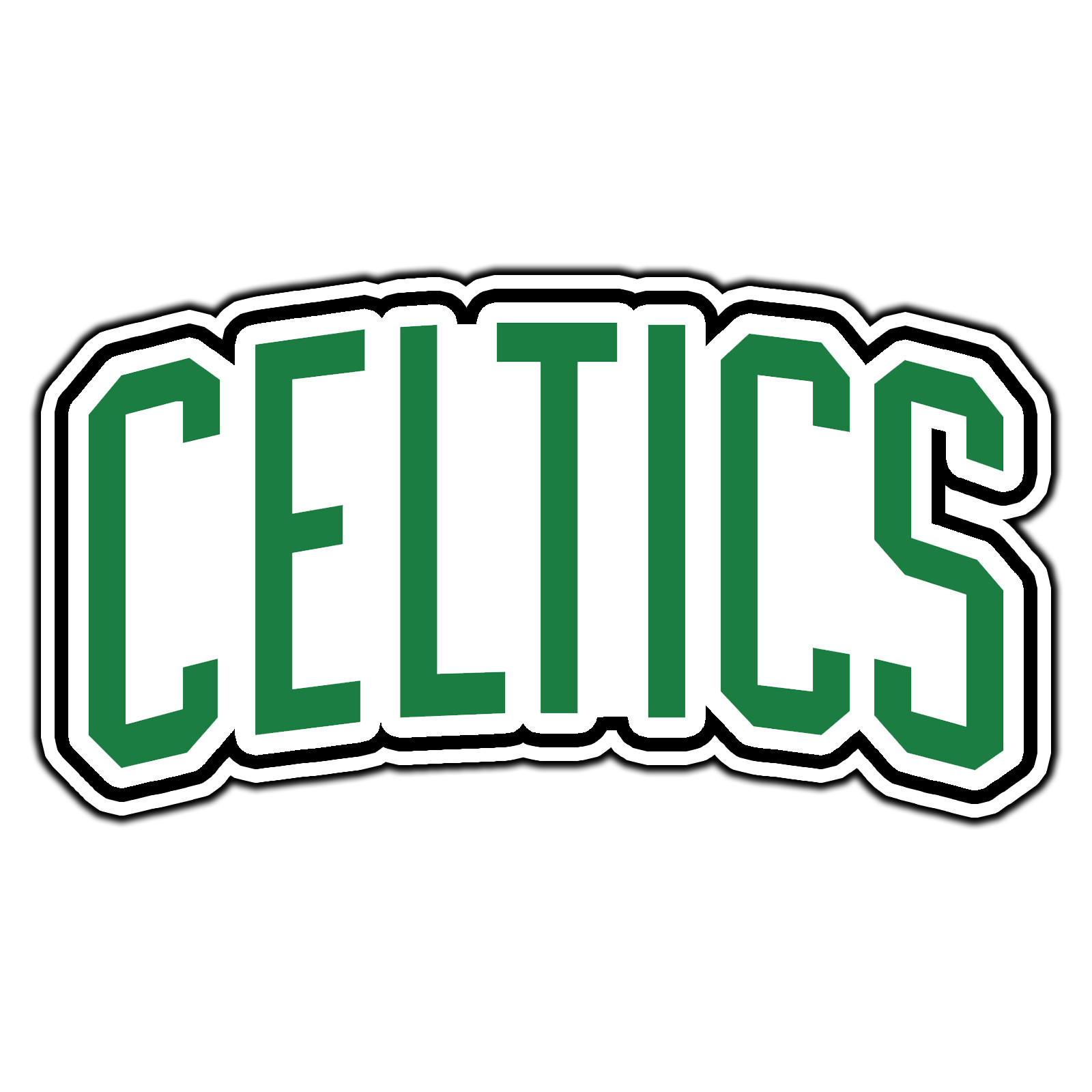 Boston Celtics Script Logo #14 Basketball Sticker Waterproof Vinyl Decal Die-Cut