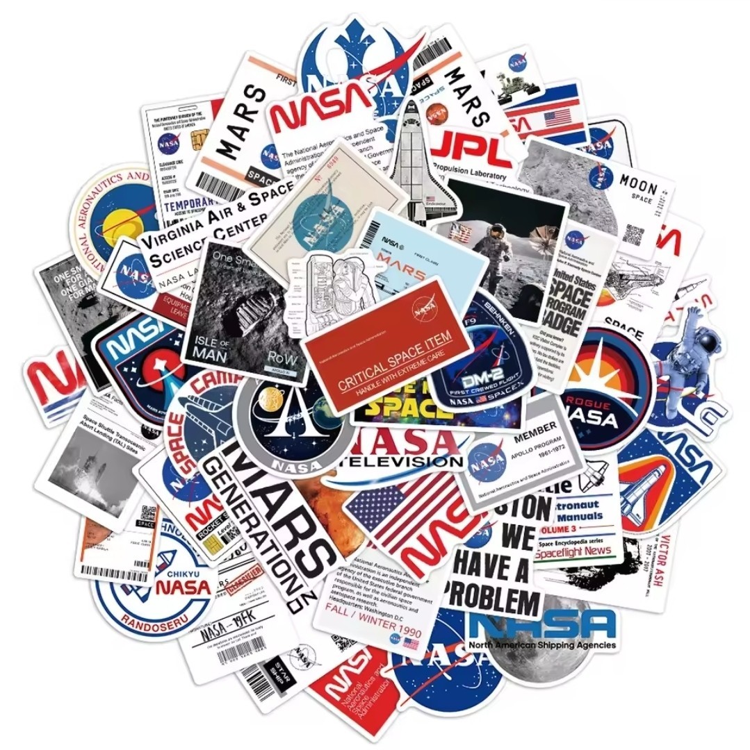 10 pc NASA Sticker Set Collectible Stickers ST4
