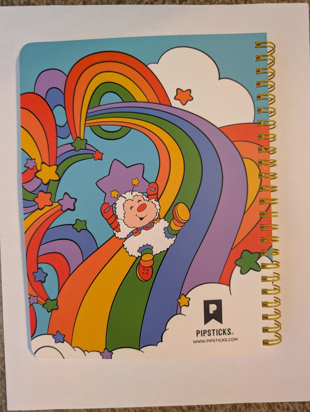 Pipsticks Rainbow Brite reusable sticker book new unused NIP Starlite Twink