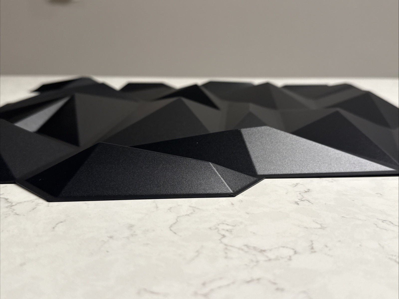 Art3d 12 Pack Decorative 3D Wall Panels for Interior Wall Decor Black