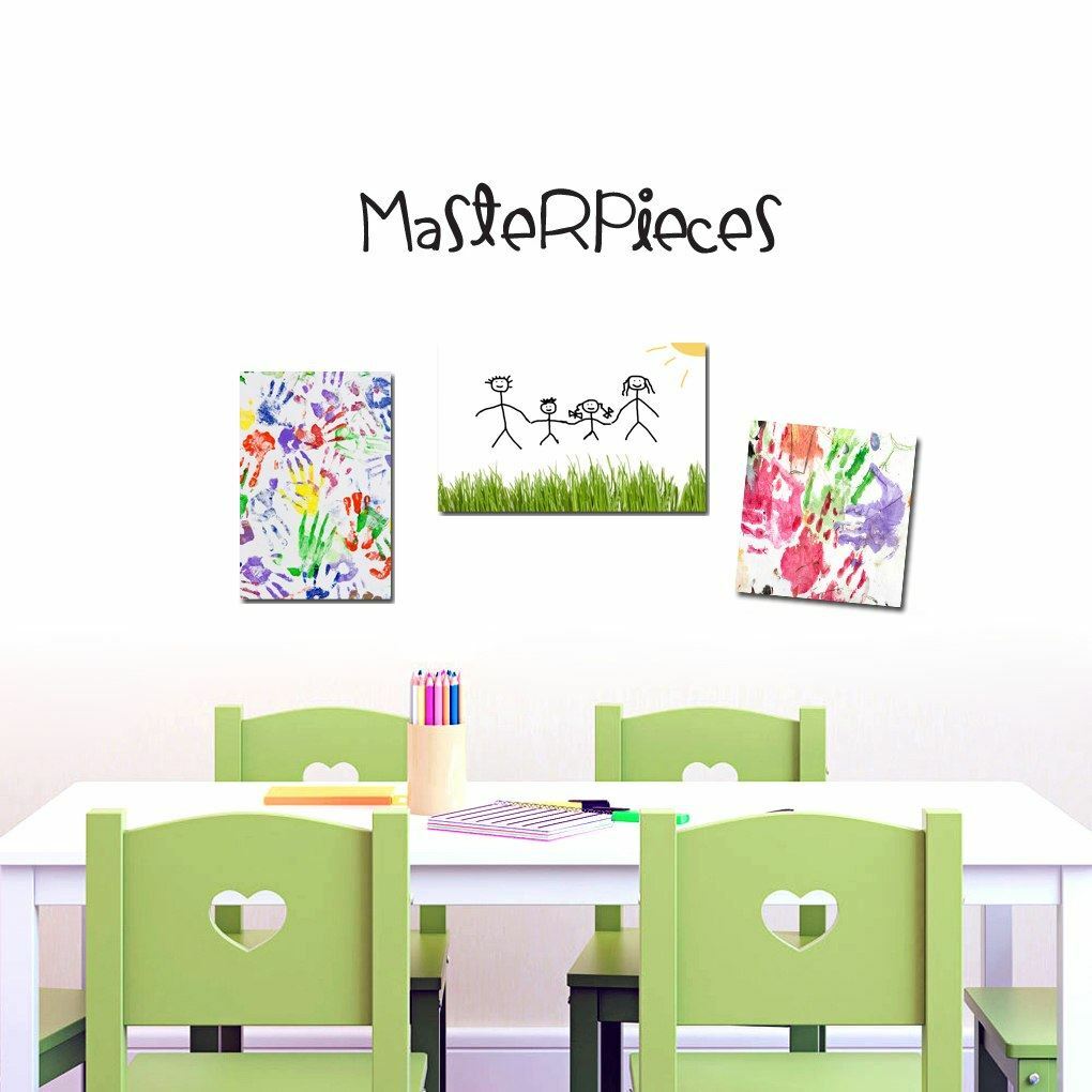 Masterpieces Wall Decal – Kids, Nursery, Playroom, Classroom, Wall Sticker, Art