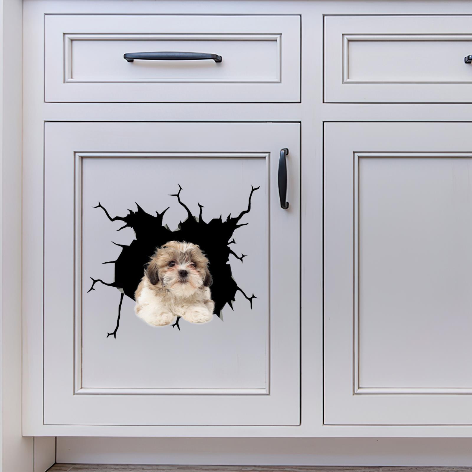 Shih Tzu Window Sticker Shih Poo Car Decals Funny Jokes Small Garage Atickers