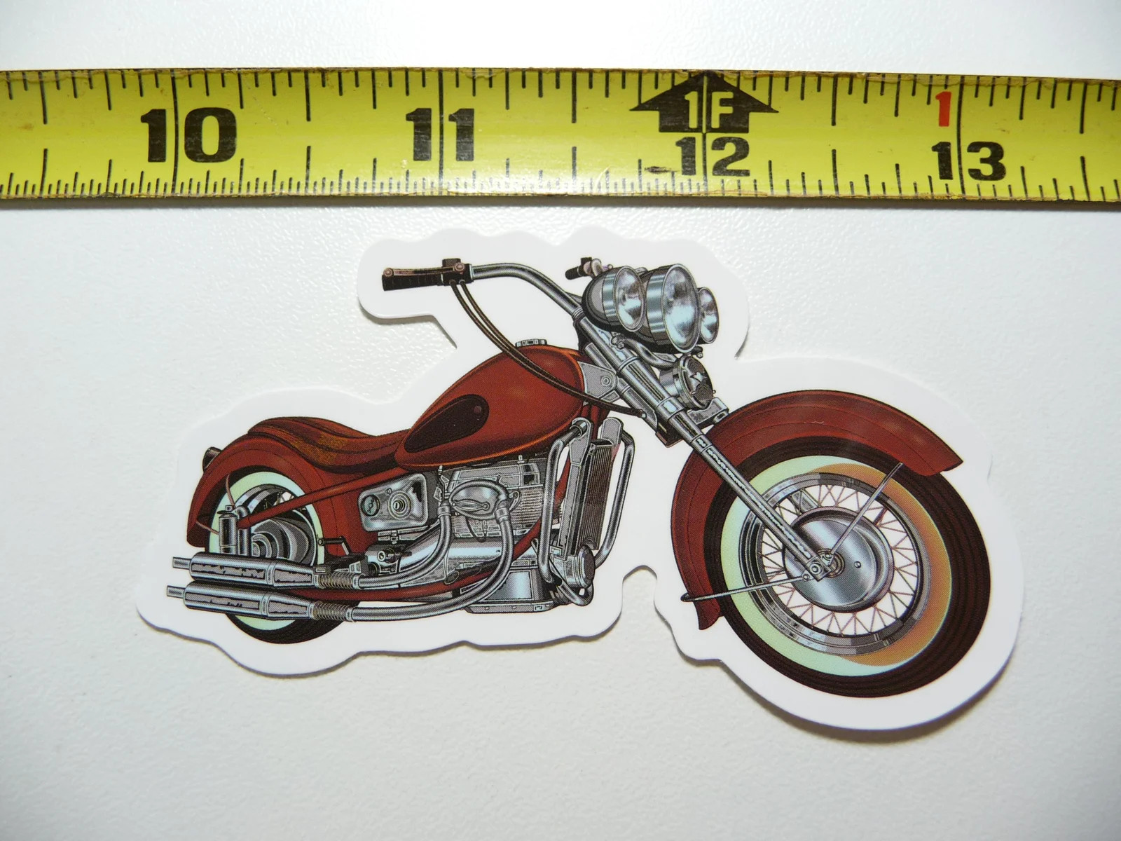 MOTORCYCLE BIKE #2 SMALL STICKER DECAL LAPTOP FUN FUNNY