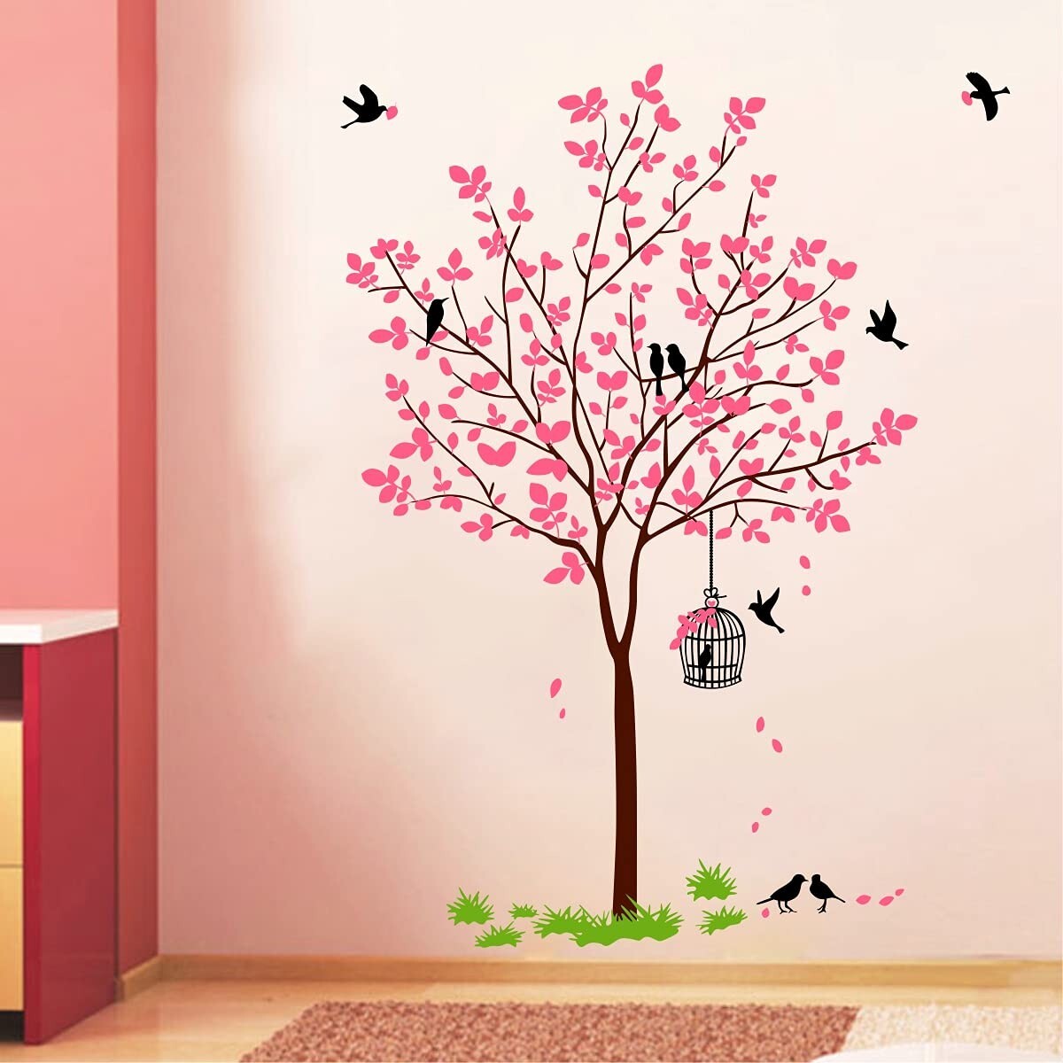 Wall floral vinyl decal Stickers | Home decor wall art