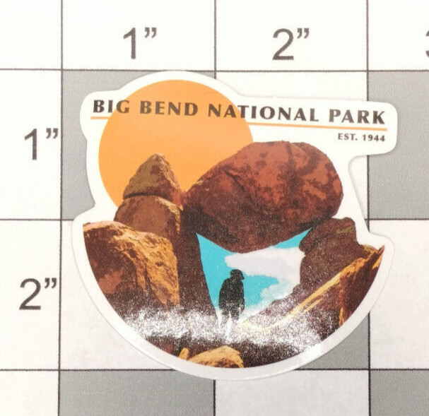 Big Bend National Park Vinyl Decal Sticker for Tumblers Laptops