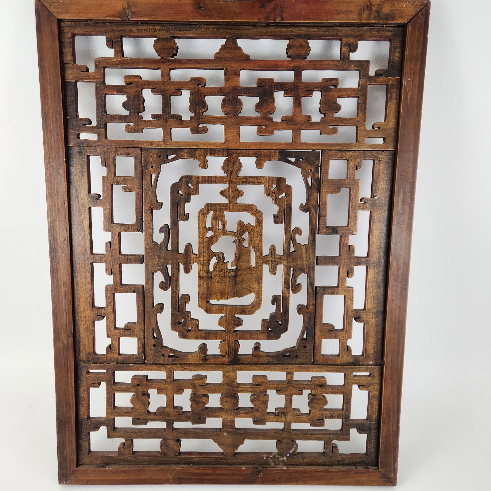 Vintage Chinese Hand Carved Wall Decor
