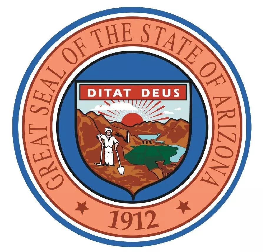 Arizona State Seal Sticker Decal R524