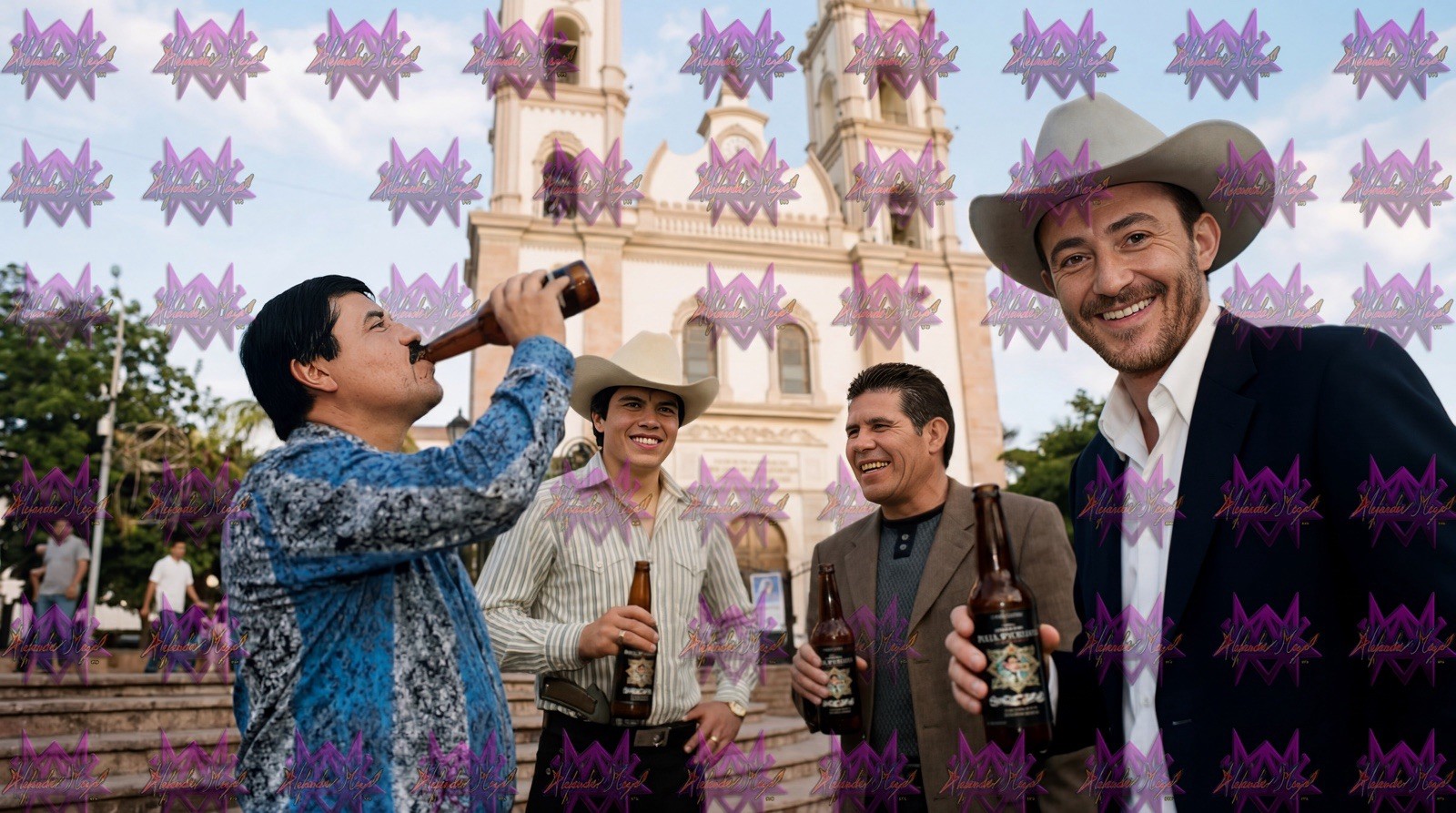 Malverde Beer Bottle Sticker Label Mexico Brewery